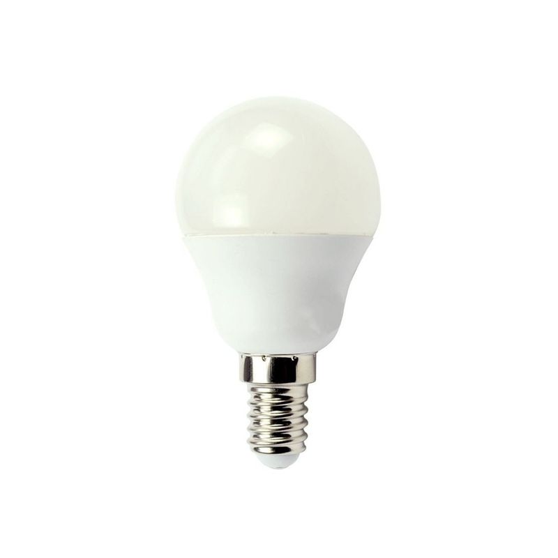 E14 AC/DC Niedervolt LED Leuchtmittel Miniglobe Ø45mm 4W 400lm 3000K 12–60V AC/DC Notbeleuchtung