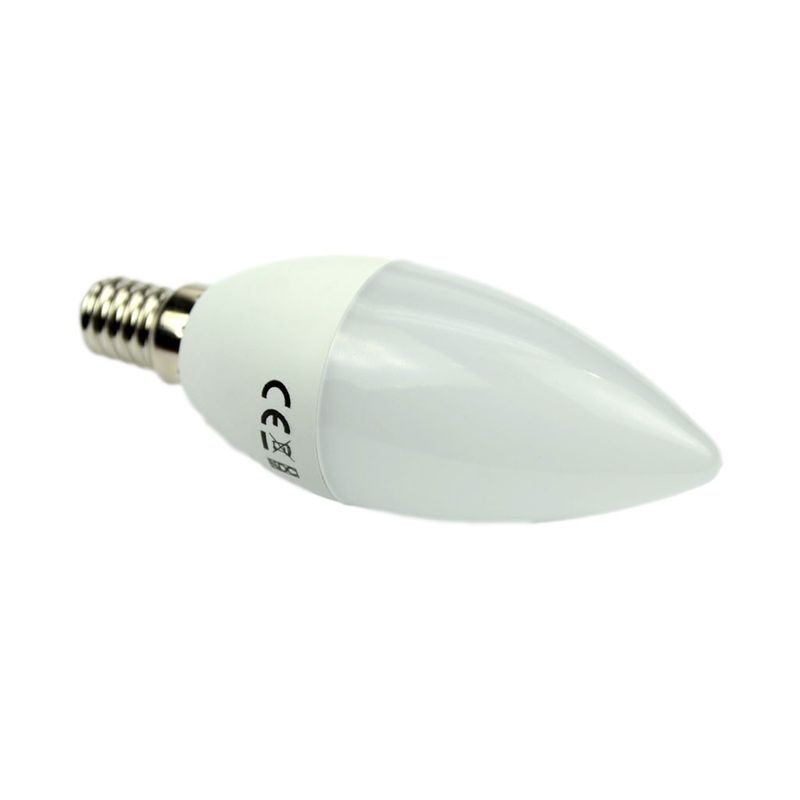 E14 AC/DC LED Kerze 3,7W 400lm 6000K 60-269V DC 85-265V AC 24h Notbeleuchtung