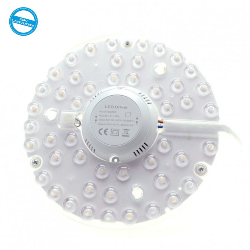 flimmerfreie LED Einbauleuchte 24W 2500lm 4000K 100-240VAC