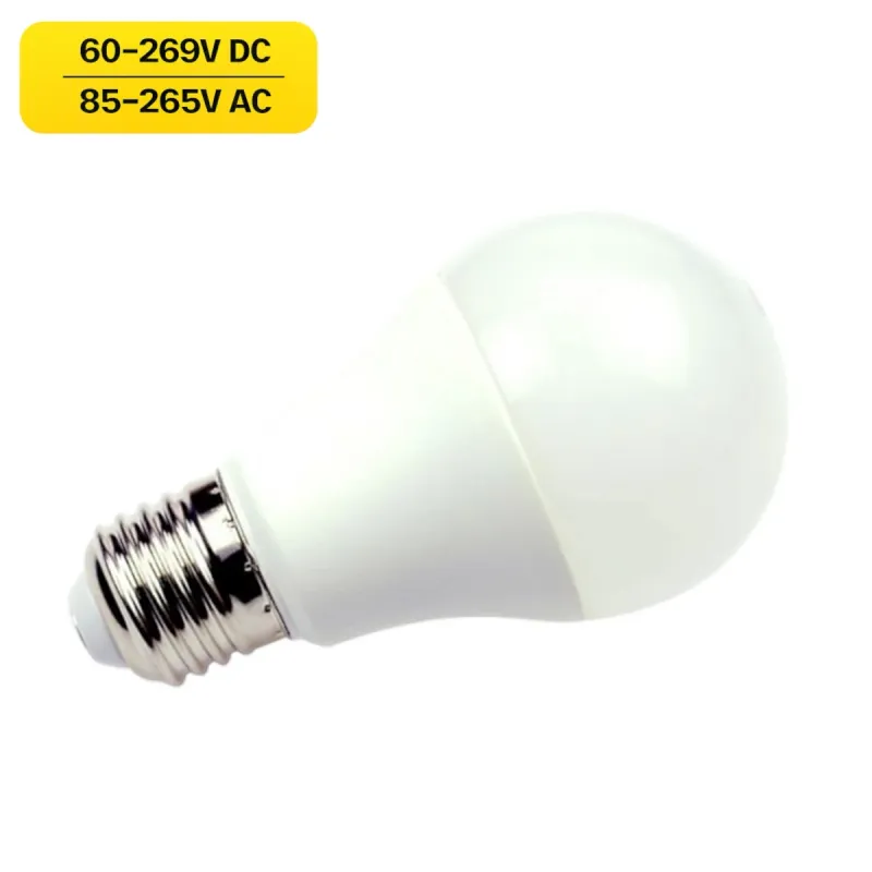E27 AC/DC LED Leuchtmittel Globe 60 8W 810lm 4000K 60-269VDC 85-265VAC Notbeleuchtung