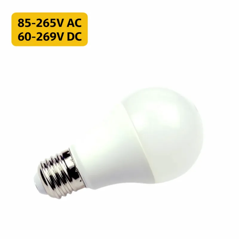 E27 Notlicht LED Globe 60 8W 810lm 3000K AC/DC 60-269VDC 85-265VAC für Notbeleuchtung