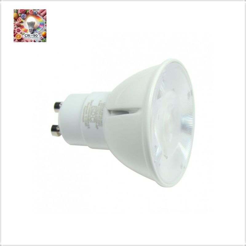 GU10 6,5W 36° AC/DC LED Notlicht Spot CRI90 600lm 4000K 80-269V DC 220-240V AC