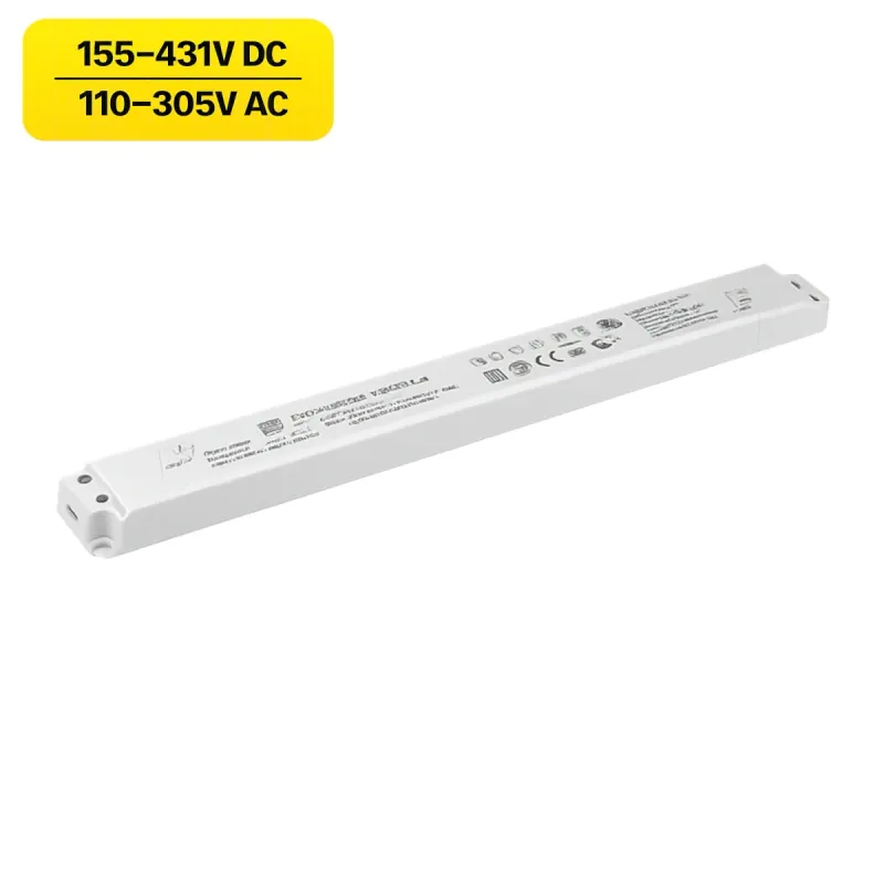 LED Netzteil Konstantspannung Sekundär 24Volt DC 3.3A 80W Primär 110-305 Volt AC 155-431V DC IP20 Möbeleinbau