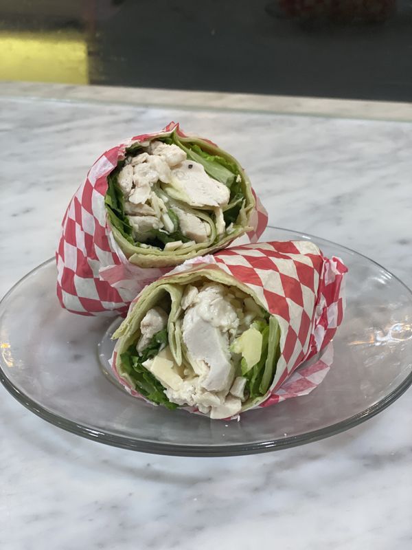 Buffalo Chicken Frickin Salad Wrap