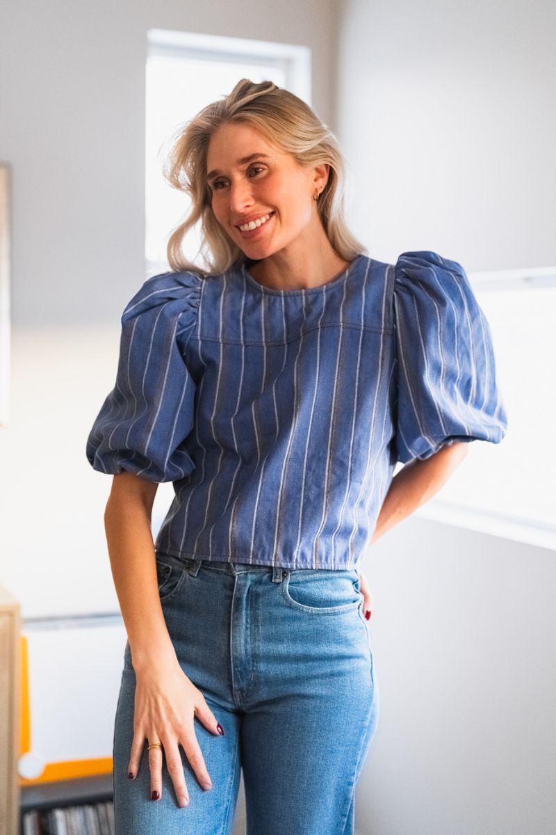 CC BROOKE BOW BLOUSE