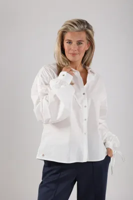 NUKUS Rosa blouse White