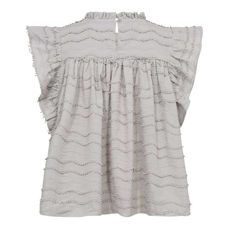 CC BLOUSE WAVEDING LIGHT GREY