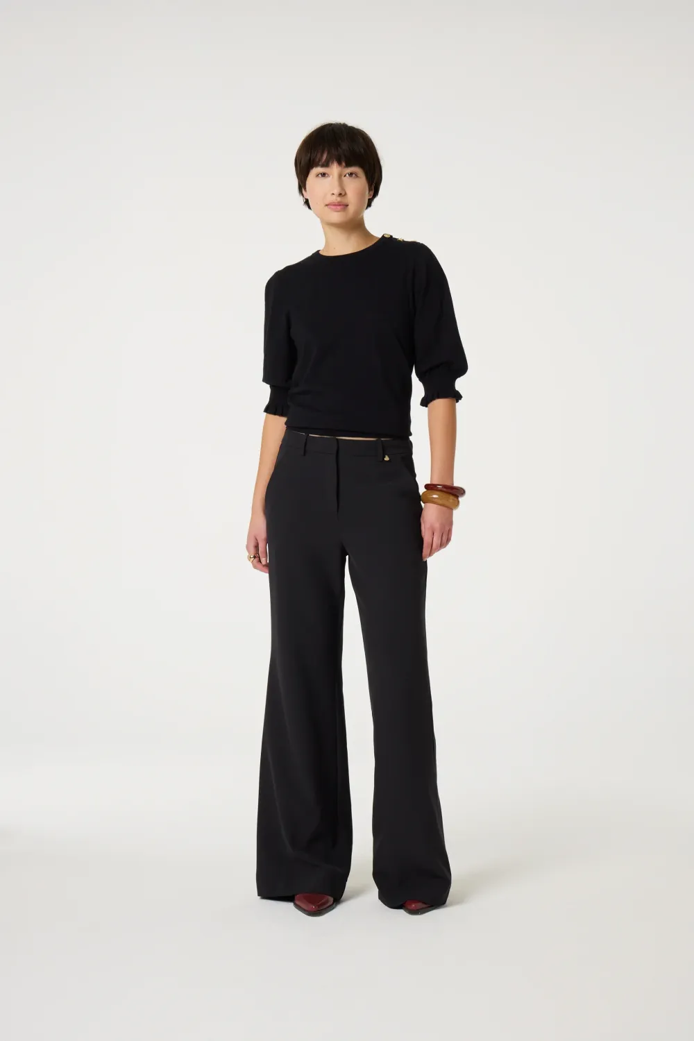 FC Molly Short Sleeve Pullover Black