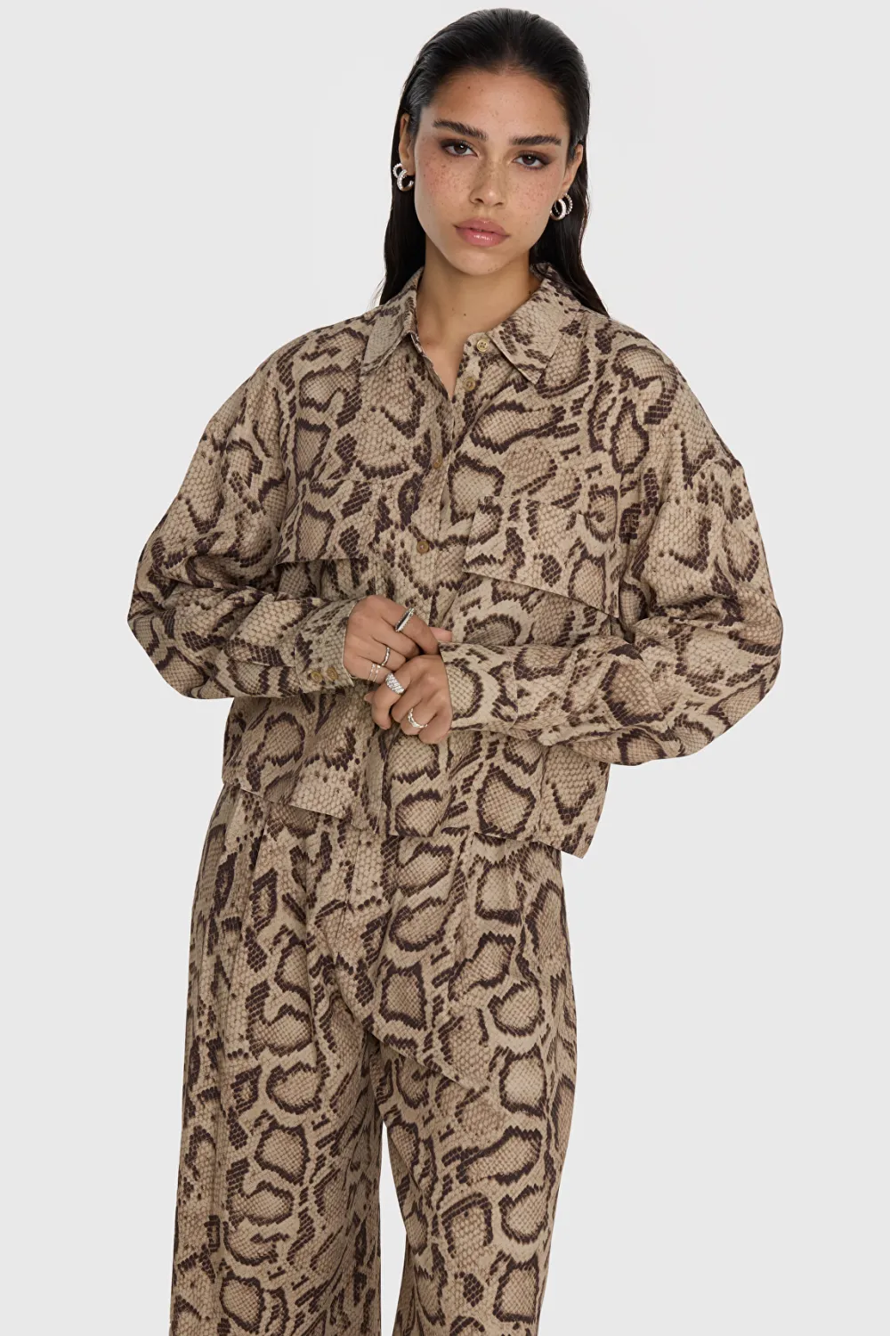 Alix blouse snake