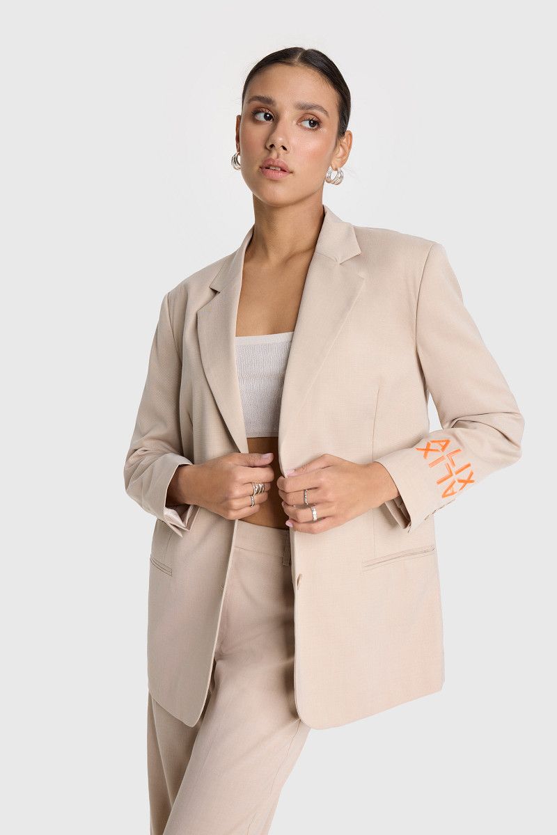 Alix ladies woven clean blazer 2503412012