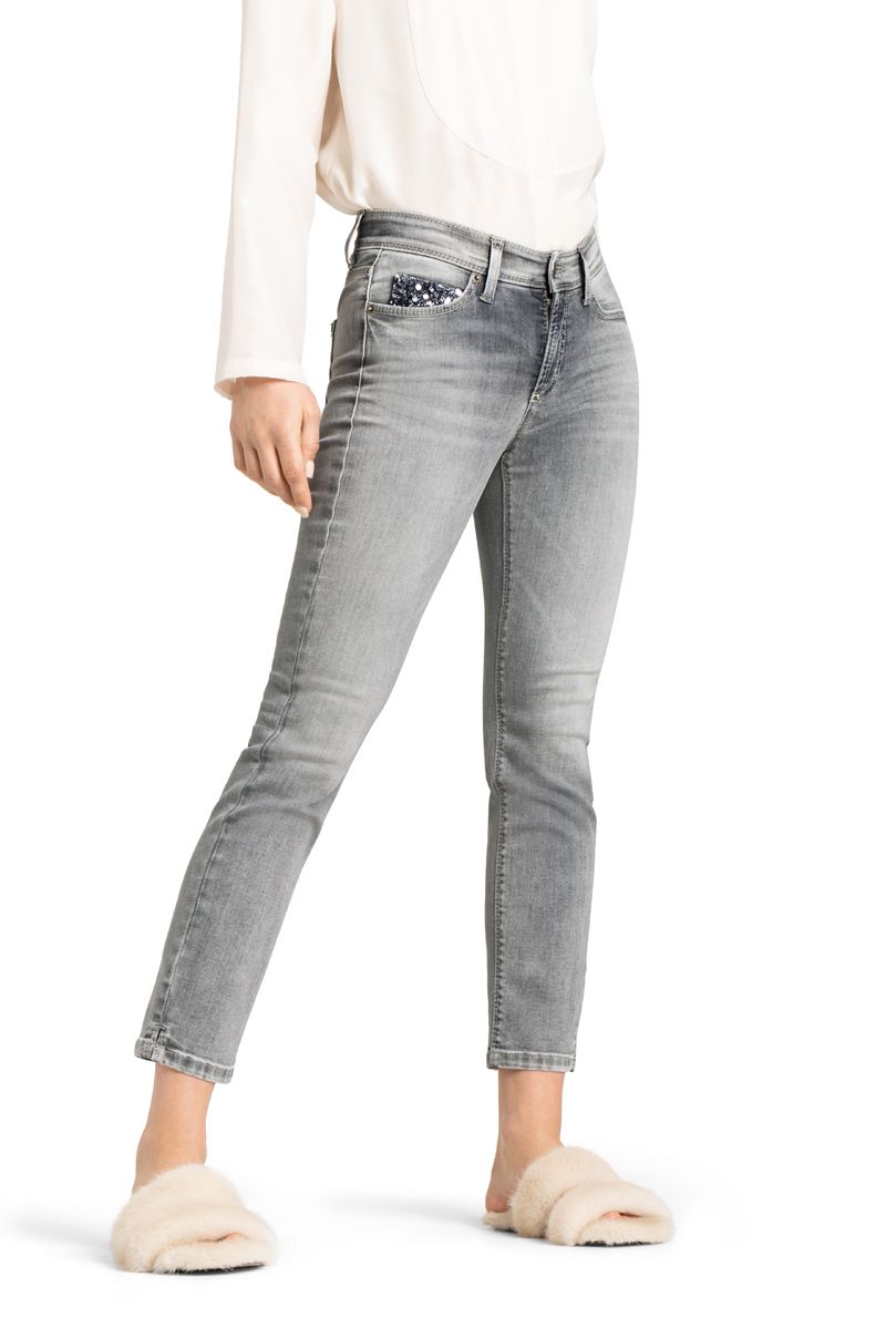 CAMBIO PIPER SHORT CONTRAST GREY