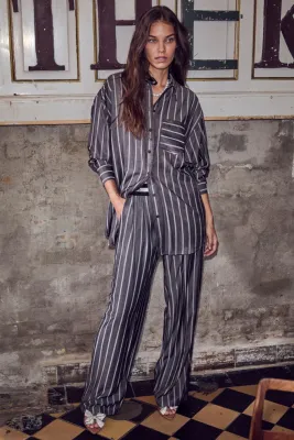 CC STRIPE LOGO PANTS SUE