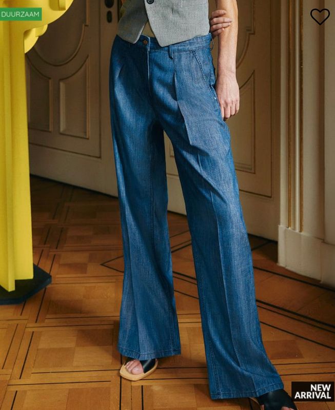 ALINA JEANS DARK BLUE WIDE LEG JEANS