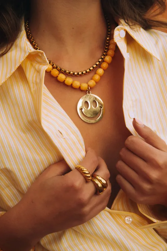 Bonnie Studios Smiley Big Pendant