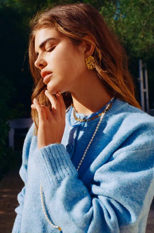 Bonnie Studios Smiley Gold Necklace