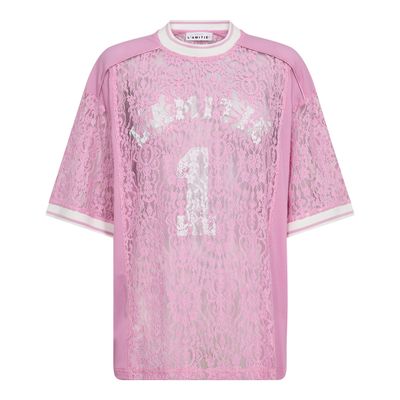HL LACE FOOTBALL TEE CANDYFLOSS HL10001