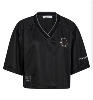 HL CROP TEAM STRIPE TEE