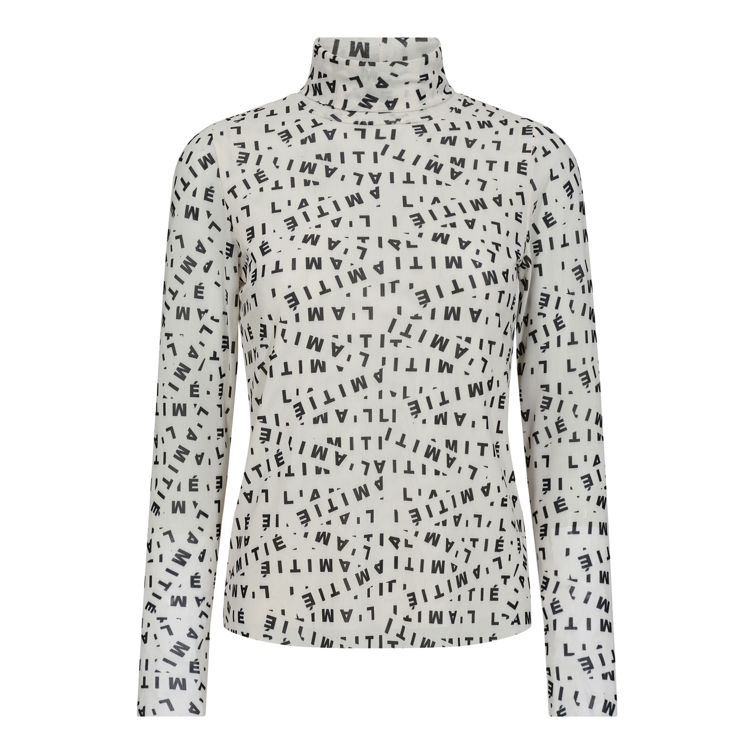 HL MESH ROLLNECK TOP