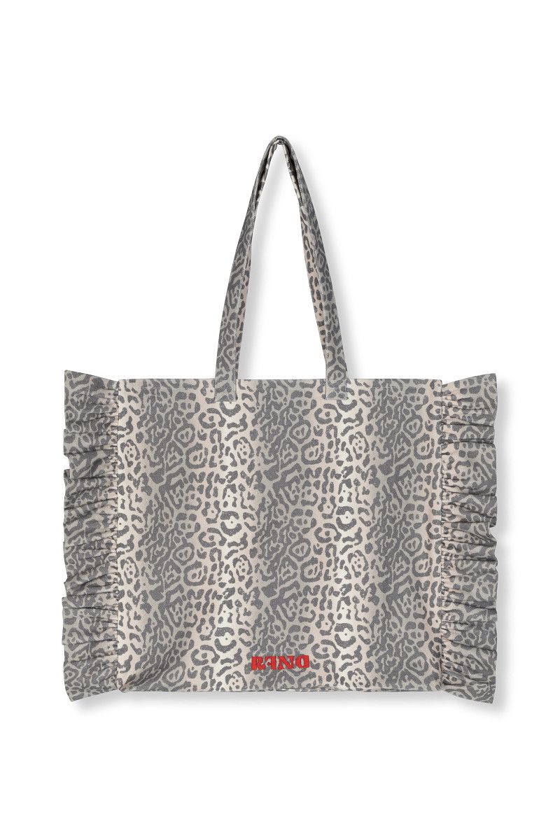 Refined Department ladies woven big ruffle bag AVA