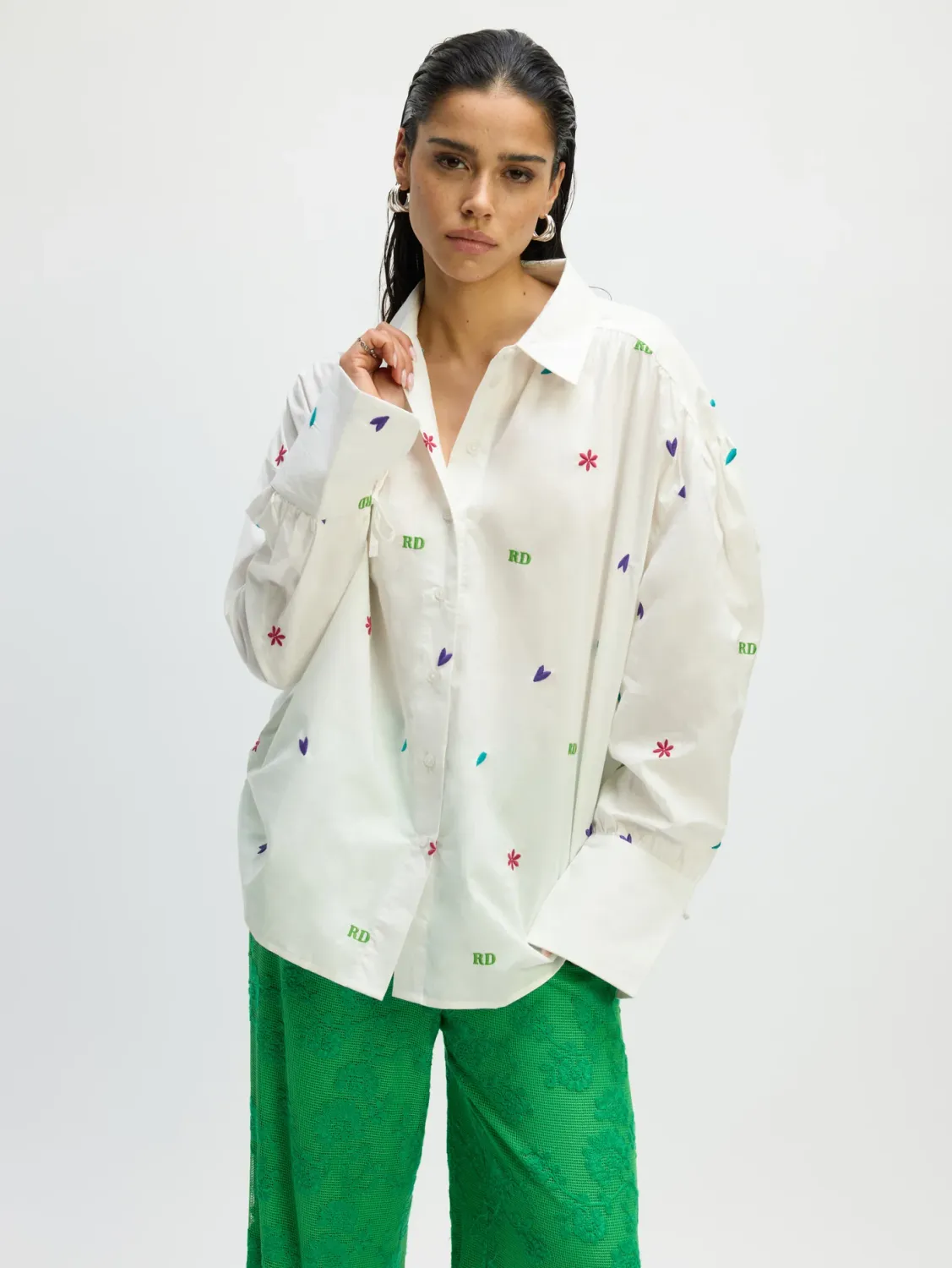 Refined Department ladies woven printed blouse LARA