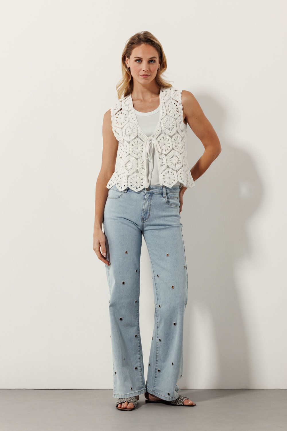Eyelet Trousers Tramontana