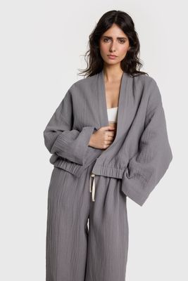Alix ladies woven crinkle kimono 2504404158