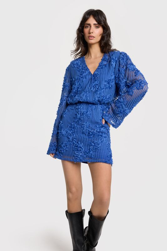 Alix ladies knitted tape lace dress 2504378256