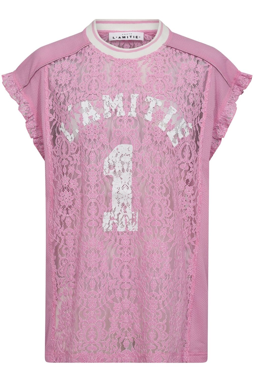 Football Lace Frill Top HL