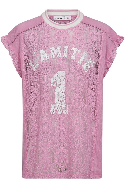 Football Lace Frill Top HL