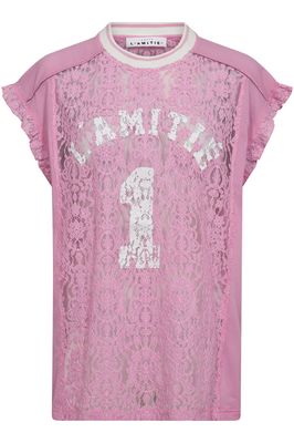 Football Lace Frill Top HL