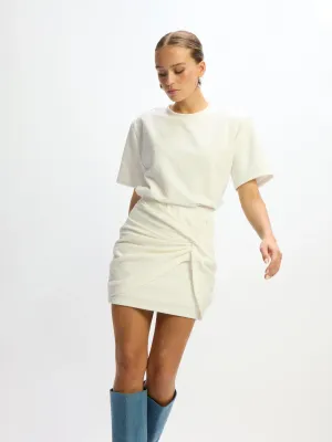 ladies knitted oversized boulcle t-shirt MEXIE