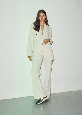 Premiere Plain Tall Pant Pearl
