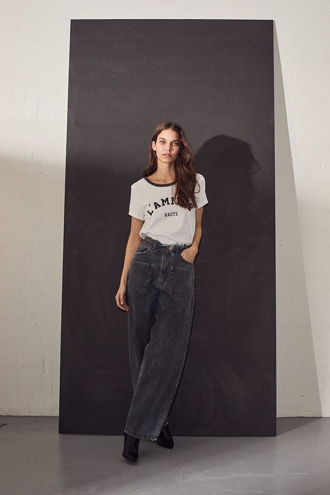 Flip Waist Pocket Tall Jeans Black