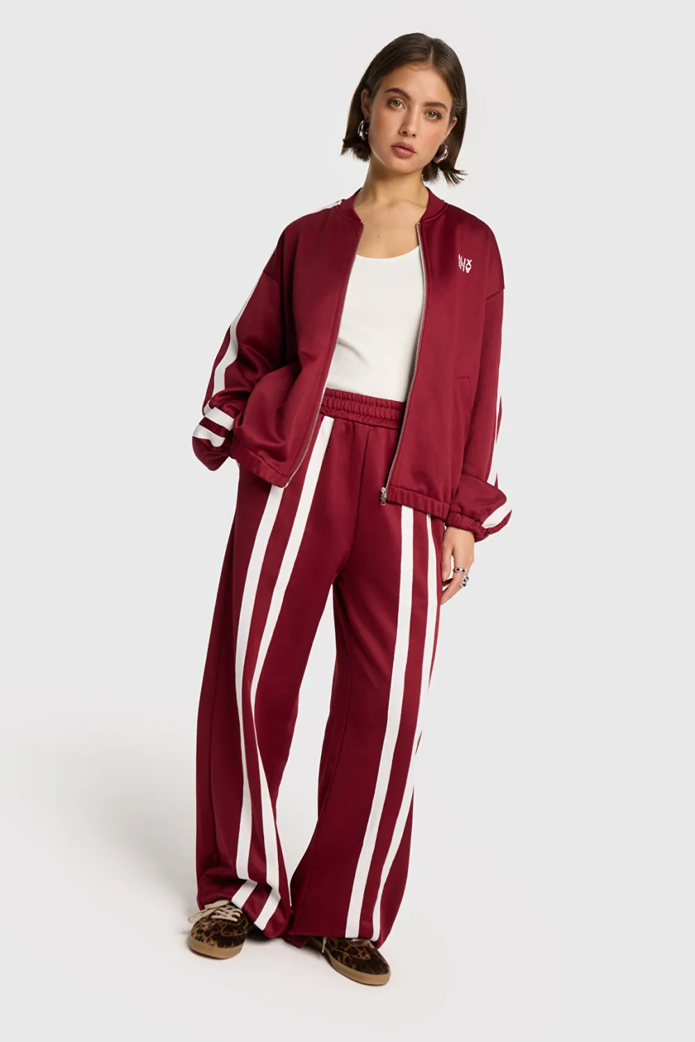 ladies knitted training sweat pants