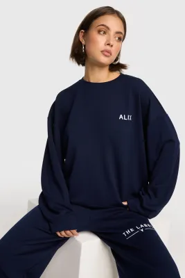 ladies knitted scuba sweater