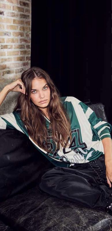 HAUTE L’AMITIÉ Haute 24 Stripe Blouse Sporty Green/Pearl