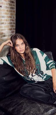 HAUTE L’AMITIÉ Haute 24 Stripe Blouse Sporty Green/Pearl