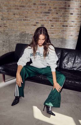 HAUTE L’AMITIÉ Baggy Track Tall Pants Sporty Green