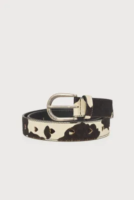 FABIENNE CHAPOT Hairy Belt Cosy White/Black