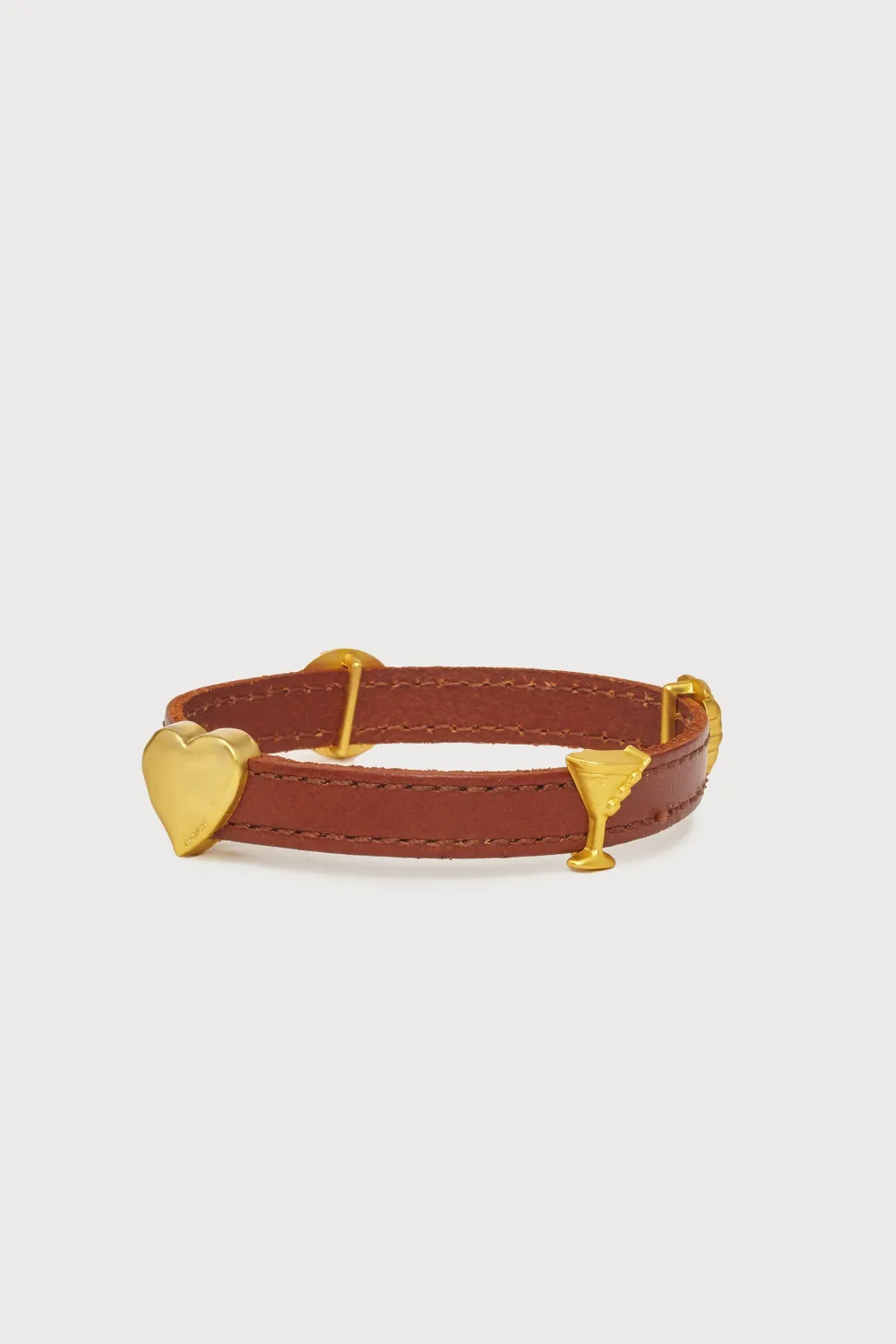 FABIENNE CHAPOT Charm Bracelet Cognac