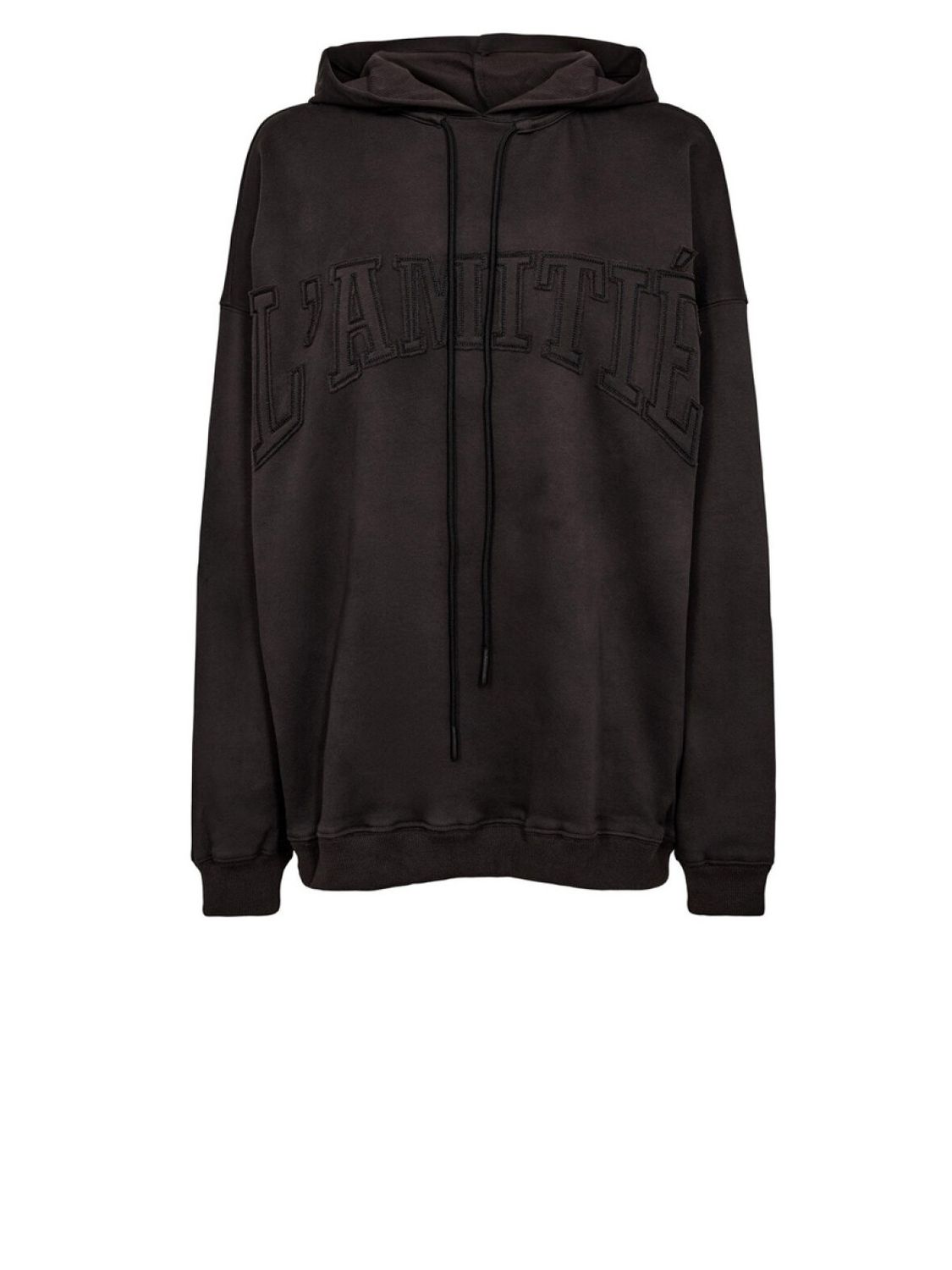 HAUTE L&#39;AMITIÉ Application Hoodie Dark Grey