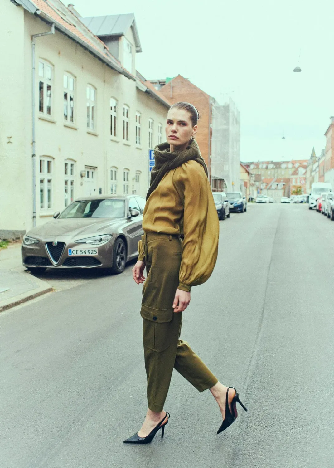 COPENHAGEN MUSE CMTILLY-BLOUSE CEDAR