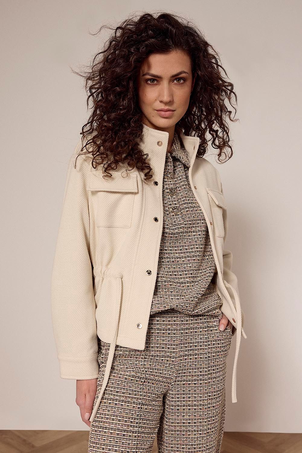 TRAMONTANA Jacket Gathered Waist