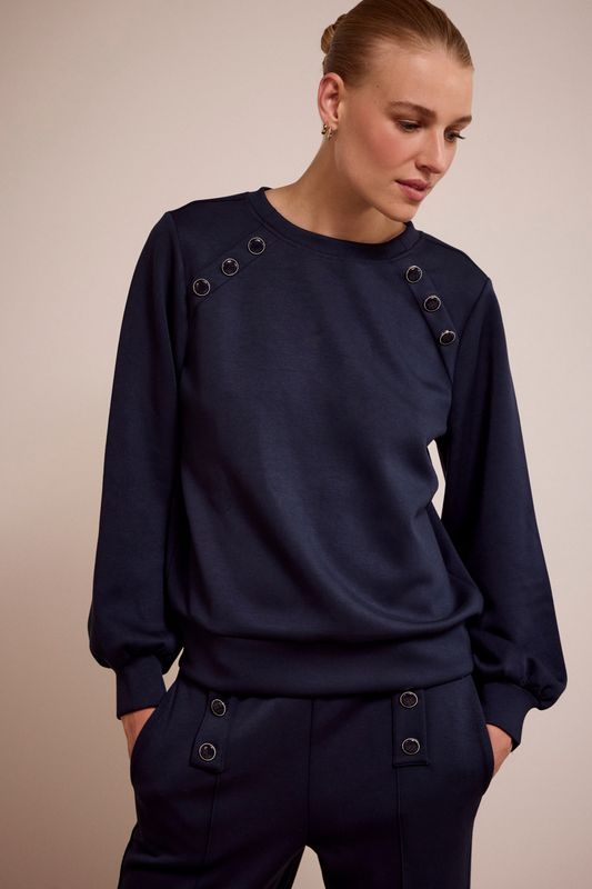 TRAMONTANA Technical Sweat Jumper MIDNIGHT