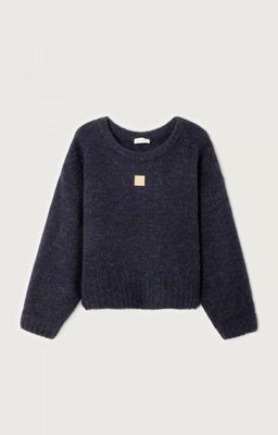 AMERICAN VINTAGE EAST18VMH25 NAVY MOLINE KNIT