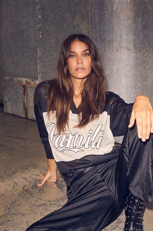 HAUTE L’AMITIÉ Drift Mix Logo Blouse