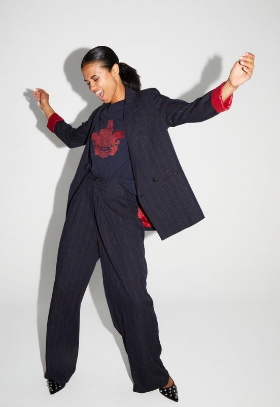 IMPREVU PANTALON DUERO Blue/Bordeaux