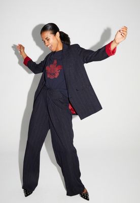 IMPREVU PANTALON DUERO Blue/Bordeaux