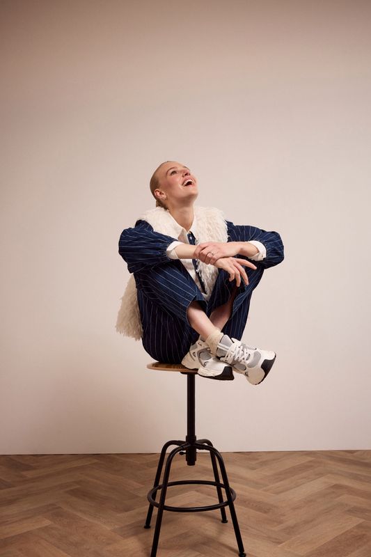 TRAMONTANA Faux Fur Feather Vest