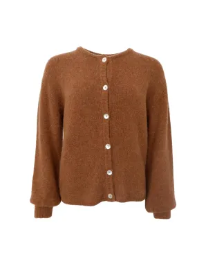 BLACK COLOUR BCBELLA knit cardigan Camel